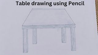 How to draw table using Pencil Draw Table step by step [upl. by Frame]