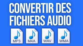 Comment Convertir un Fichier Audio dun format à un autre MP3 WAV M4A [upl. by Lyndell]