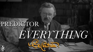 GK Chesterton  The Man Who Predicted Everything [upl. by Arlette]