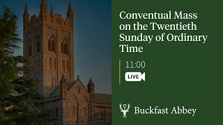 Conventual Mass on the Twentieth Sunday of Ordinary Time – 18th August 2024 [upl. by Ueihtam]