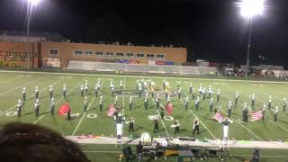 BlackHawk Marching Band 2016Football Halftime Show [upl. by Saleem406]