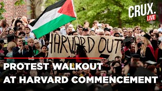 Harvard Commencement Rocked By Protests After 13 Students Barred From Graduating  Palestine  Gaza [upl. by Asirralc]