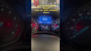 2015 Ford Escape Oil Life Reset ProcedureOil Maintenance Reset Procedure [upl. by Ahsiliw802]