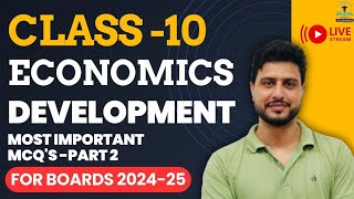 Development  Most Important MCQs2  Class 10 Economics Chapter 1  Boards 202425  By Amit Sir [upl. by Aehcsrop803]