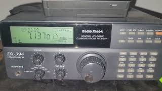 102524 Radio Shack DX394 Shortwave Radio Ham Radio Contest Weekend 1 [upl. by Sitelc455]