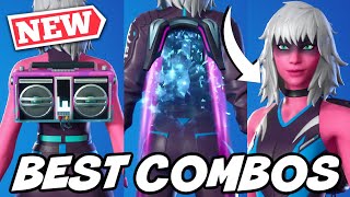 BEST COMBOS FOR NEW HARLOWE SKIN RACING SUITCHAPTER 3 SEASON 1 BATTLE PASS  Fortnite [upl. by Halda]