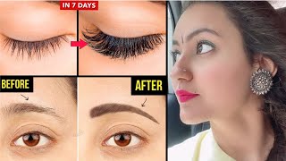 How To Grow THICK EYEBROWS amp LONG EYELASHES Naturally  100 Results in Just 2 Weeks [upl. by Nairret]