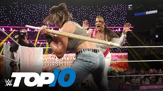 Top 10 Friday Night SmackDown moments WWE Top 10 Aug 16 2024 [upl. by Yemane]