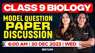 Class 9 Biology  Model Question Paper Discussion  Xylem Class 9 [upl. by Ima287]