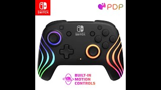 ChristCenteredGamercom Unboxes the PDP Afterglow Wave Wireless Controller for Nintendo Switch [upl. by Anirt]