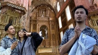 Visiting church ⛪️ in GOA 🥵 Nami joker Ladakh  ladakhivlogger goavlog ladakhivlog [upl. by Roldan]