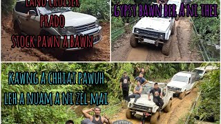 Land Cruiser Prado Willys Jeep Pajero Gypsy Thar and Scorpio S10 Weekend Ride LUSHAI OFFROADER01 [upl. by Neeoma681]