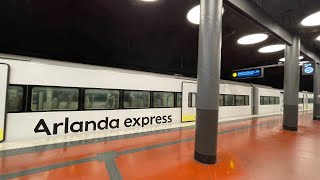 Arlanda express  costs  Stockholm Sweden [upl. by Gusta]