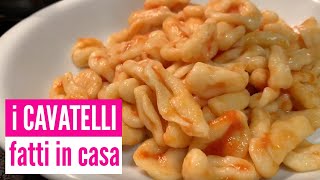 i CAVATELLI  La ricetta di MARIA  Cucina lucana  Pasta fatta in casa  SAN FELE [upl. by Anasxor295]