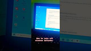 Disable WINDOWS DEFENDER in Seconds shorts windows laptop [upl. by Narol]