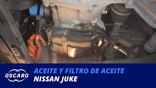 Cómo cambiar el aceite y el filtro de aceite en un Nissan Juke  Tutoriales Oscaro [upl. by Damien111]