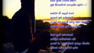 Mage Punchi Rosa Male Lyrics [upl. by Chic]