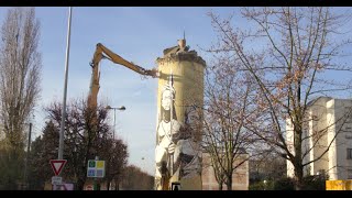 Démolition du Château deau au quartier Chanteloup [upl. by Shermy74]