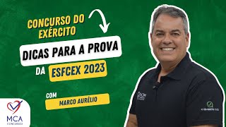 Concurso do Exército Dicas para a Prova da ESFCEx 2023 [upl. by Erlond]