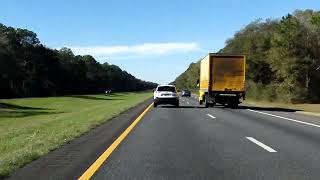 Interstate 10  Florida Exits 45 to 31 westbound [upl. by Aridatha]