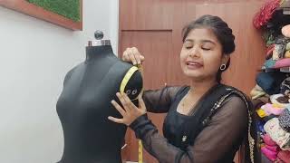 How to take measurements for blouse darted blouseprincess cut blouse in tamil [upl. by Otreblif865]