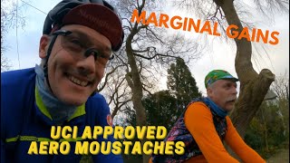 Winter solstice audax  200 km  aero moustache marginal gains [upl. by Annabel]