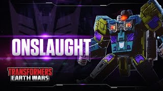 Character Spotlight ONSLAUGHT  Transformers Earth Wars DOWNLOAD now [upl. by Cuthburt]