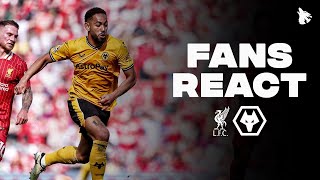 Wolves Fans React To Liverpool 20 Wolves [upl. by Marti]