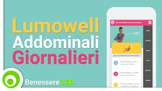 Addominali Giornalieri Lumowell  Benessere360  App Android ed Apple iOS [upl. by Rech]