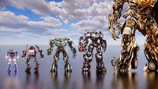 Megatrons Soundwaves size comparison [upl. by Aneez]