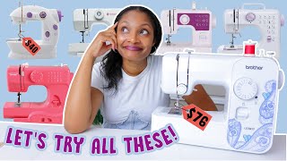 Best Sewing Machine for Beginners Under 100  8 layer denim test [upl. by Terces865]