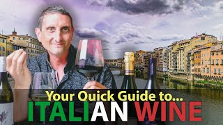 Quick Overview of Italian Red White amp Sparkling Wines [upl. by Brubaker]