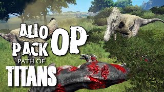 Terrifying Hunters  Alioramus Pack  Multiplayer Best Moments PATH OF TITANS [upl. by Derwood205]