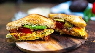 Avocado Breakfast Sandwich Recipe [upl. by Jean-Claude]