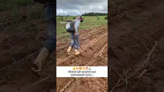 मित्रांनो घरी बनवलेलं खत टाकण्यासाठी जुगाड royalशेतकरी farming नादशेतीचा [upl. by Kesia882]