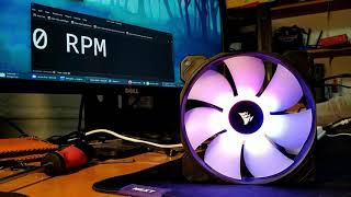 Corsair SP120 RGB Elite  Fan Noise [upl. by Manuela763]