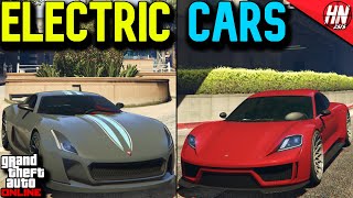 Top 10 Electric Cars In GTA Online [upl. by Zeret]