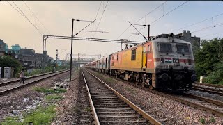 12779  Goa Express with the highest speed 110kmh [upl. by Surazal]