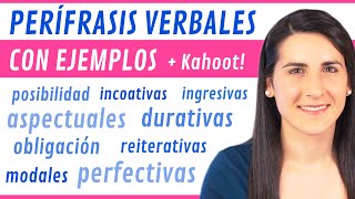 PERÍFRASIS VERBALES 📝 Explicación y Ejemplos [upl. by Aneehsor]