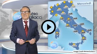 Previsioni meteo per mercoledì 4 dicembre Maltempo al Centro e al Sud [upl. by Ynobe]