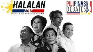 PiliPinas Debates 2016 [upl. by Ddat443]