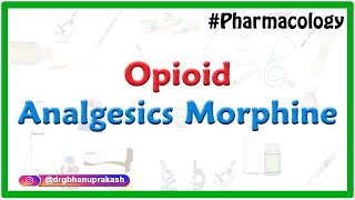 Opioid Analgesics Morphine Pharmacology by Dr Rajesh Gubba [upl. by Aerona]