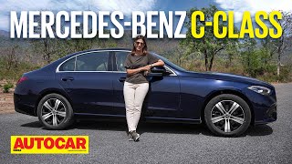 2022 MercedesBenz CClass review  Its a baby SClass  First Drive  Autocar India [upl. by Bullivant290]