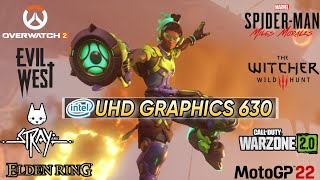 Intel UHD Graphics 630 In 2023  15 Games Tested  UHD 630 In Early 2023 [upl. by Atikin]