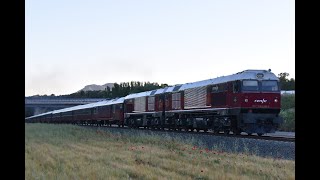 Tren Turístico Al Andalus dejando atrás Granada Temporada 2024 [upl. by Halden]