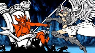 GOOD BATTLES EVIL ON THE MOON  The Battle Cats 7 [upl. by Ailesor896]