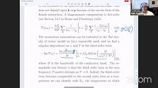 PHYSICS 295B Quantum Theory of Solids Lec 24 Kondo Impurity Model [upl. by Dabney]