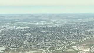 Dreamliner landing in Calgary [upl. by Brant]