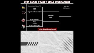 Henry County Tournament Night 2 Girls Varsity Basketball Tri VS BRV [upl. by Motch]