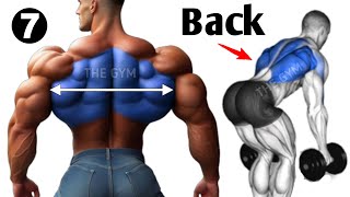 Back Workout At Gym  7 Effective Exercises [upl. by Luby]